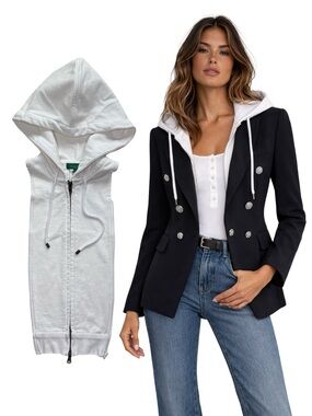 BRUNNE Dickey — Compatible with Veronica Beard Blazers (White) Sz 00-14